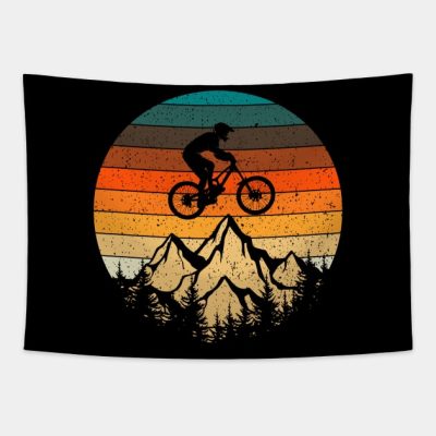 Mountainbike Downhill Retro Vintage Gift Tapestry Official Mountain Biker Merch
