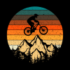 Mountainbike Downhill Retro Vintage Gift Tapestry Official Mountain Biker Merch