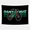 Green Santa Cruz Bike Tapestry Official Mountain Biker Merch