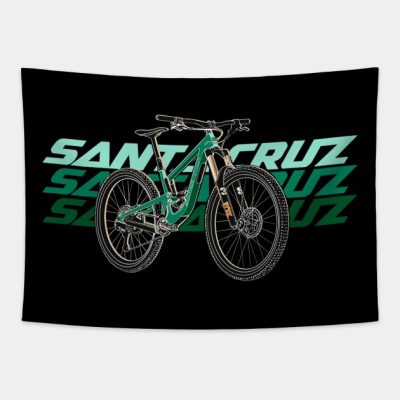 Green Santa Cruz Bike Tapestry Official Mountain Biker Merch