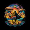 Bicycle Day 1943 Colorful Psychedelic Art Pin Official Mountain Biker Merch