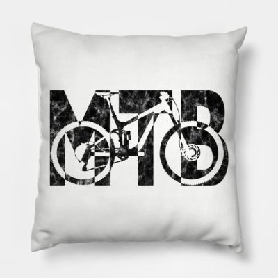 Mountain Bike Cycling Mtb Gift Bicycle Throw Pillow Official Mountain Biker Merch