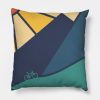 Mountain Bike Badge Throw Pillow Official Mountain Biker Merch