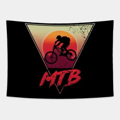 Retro Mountain Biking Tapestry Official Mountain Biker Merch