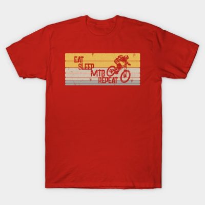 Eat Sleep Mountain Bike Repeat T-Shirt Official Mountain Biker Merch