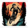 Downhill Mountain Bike Tapestry Official Mountain Biker Merch