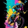 Mountain Biker Graffiti Extreme Sport Bike Tote Bag Official Mountain Biker Merch