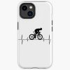 Cycling Bicycle Gift For Bikers Mountain Bike Heartbeat Pulse Iphone Case Official Mountain Biker Merch