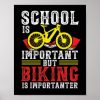 mountain bike cycling bicycle school is important poster r4ceec5d4ecc049059f729dc2ddee682c wva 8byvr 307 - Mountain Biker Gifts Store