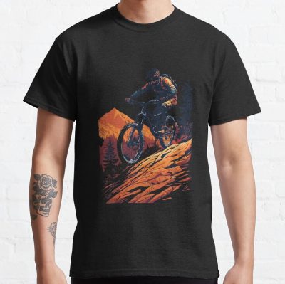 Dynamic Mountain Bike T-Shirt Design - Downhill Adventure T-Shirt Official Mountain Biker Merch