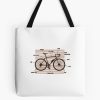 The Anatomy Of A Bicycle Tote Bag Official Mountain Biker Merch