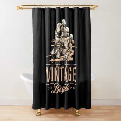Cycling Is My Therapy Shower Curtain Official Mountain Biker Merch