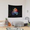 Mountain Bike, Watercolour Sports, Biker Gifts Tapestry Official Mountain Biker Merch