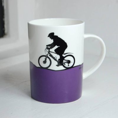 original mountain biking bone china mug - Mountain Biker Gifts Store