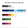 tank top color chart - Mountain Biker Gifts Store